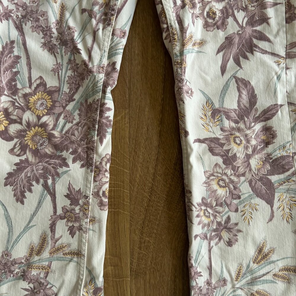 Anthropologie Vintage Style High Waisted Button Fly Bootcut Jeans Size 26 - Picture 7 of 13